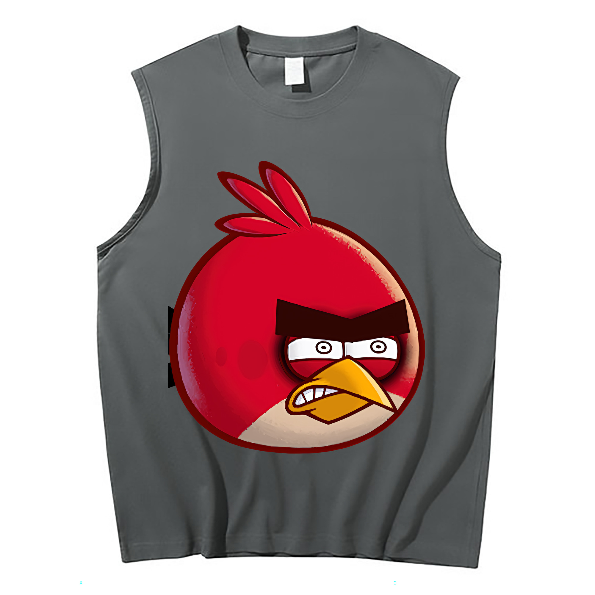 （画像用） Angry Birds アングリーバード コットン100％タンクトップ（フロントプリント）